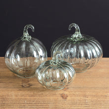 Load image into Gallery viewer, Glass Pumpkin Set