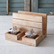 Load image into Gallery viewer, Starfish Salt, Pepper, and Napkin Holder