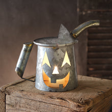 Load image into Gallery viewer, Oil Can Jack-O-Lantern