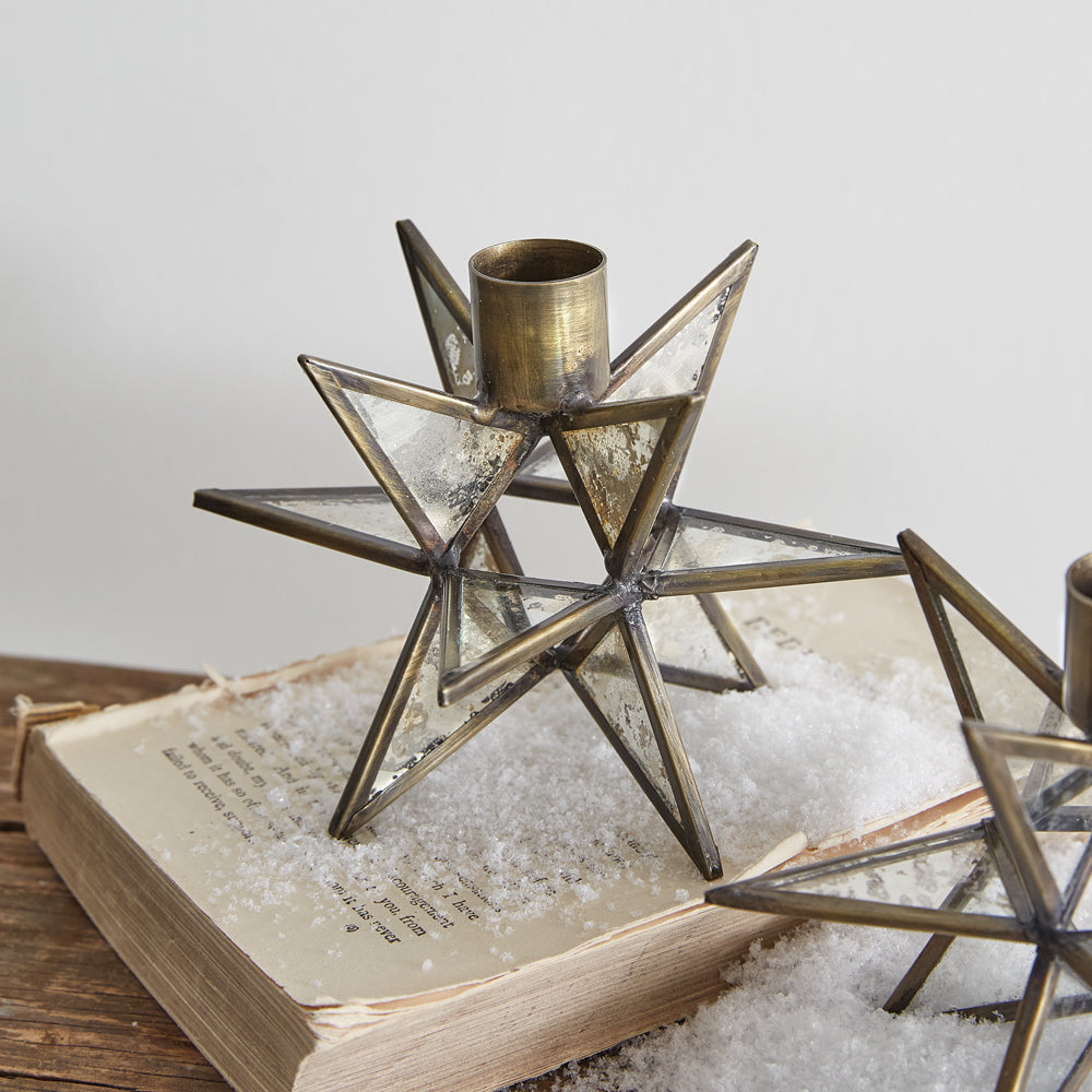 Moravian Star Taper Candle Holder – The Home Emporium