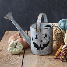 Load image into Gallery viewer, Jack-O-Lantern Watering Can Luminary