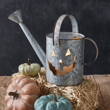 Load image into Gallery viewer, Jack-O-Lantern Watering Can Luminary