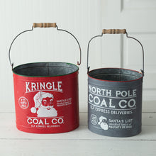 Load image into Gallery viewer, Christmas Coal Bucket Set