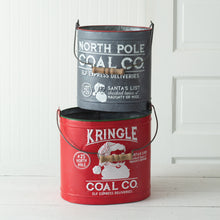 Load image into Gallery viewer, Christmas Coal Bucket Set