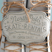 Load image into Gallery viewer, Decorative Ice Skate Rental Boots