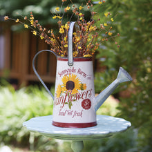 Load image into Gallery viewer, Sunnyside Farm Sunflowers Watering Can
