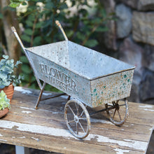 Load image into Gallery viewer, Denim Tabletop Wheelbarrow