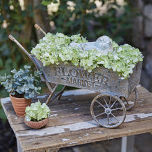 Load image into Gallery viewer, Denim Tabletop Wheelbarrow