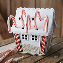 Load image into Gallery viewer, Gingerbread House Candy Cane Holder