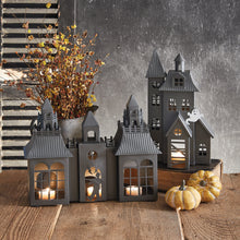 Load image into Gallery viewer, Frankenstein's Castle Halloween Luminary