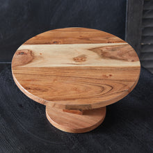 Load image into Gallery viewer, Wood Turned Dessert Stand