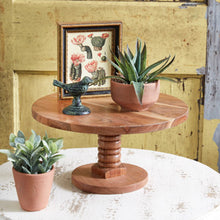 Load image into Gallery viewer, Wood Turned Dessert Stand