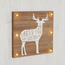 Load image into Gallery viewer, Merry Little Christmas Country Reindeer Sign