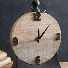 Load image into Gallery viewer, Modern Farmhouse Tabletop Clock
