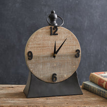 Load image into Gallery viewer, Modern Farmhouse Tabletop Clock