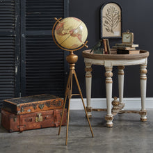 Load image into Gallery viewer, World Globe on Tripod Stand