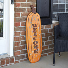 Load image into Gallery viewer, Welcome Pumpkin Porch Sign