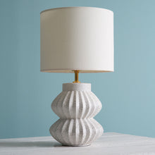 Load image into Gallery viewer, Scalloped Tabletop Lamp