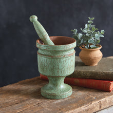 Load image into Gallery viewer, Decorative Mortar and Pestle