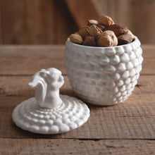 Load image into Gallery viewer, Porcelain Squirrel Canister