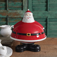 Load image into Gallery viewer, Winking Santa Dessert Stand