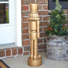 Load image into Gallery viewer, Gilded Nutcracker Statue