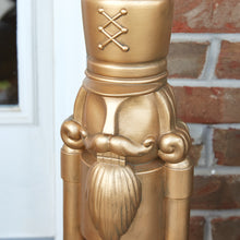 Load image into Gallery viewer, Gilded Nutcracker Statue
