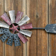 Load image into Gallery viewer, Americana Windmill Wall Art