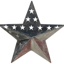 Load image into Gallery viewer, Antiqued Metal Patriotic Star Pocket