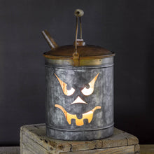 Load image into Gallery viewer, Jack-O'-Lantern Oil Can Luminary