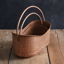 Load image into Gallery viewer, Hammered Copper Baskets
