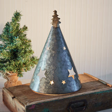 Load image into Gallery viewer, Large Christmas Tree Votive Holder
