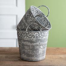 Load image into Gallery viewer, Stone Valley Metal Bucket Set
