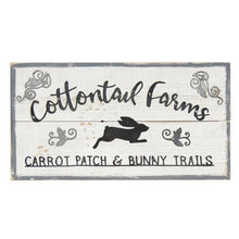 Load image into Gallery viewer, Cottontail Farms Wood Sign