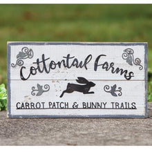Load image into Gallery viewer, Cottontail Farms Wood Sign