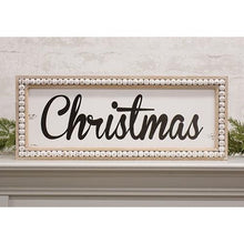 Load image into Gallery viewer, Beaded Christmas Sign