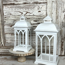 Load image into Gallery viewer, Large White Arch Lanterns