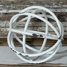 Load image into Gallery viewer, White Metal Weave Ball