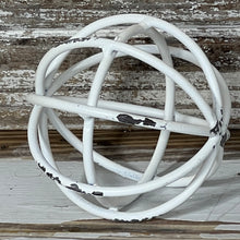 Load image into Gallery viewer, White Metal Weave Ball