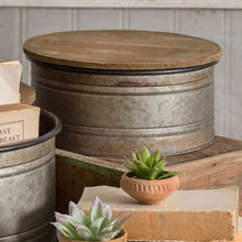 Load image into Gallery viewer, Set of Two Bins with Lids