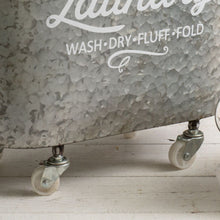 Load image into Gallery viewer, Rolling Oval Laundry Bin