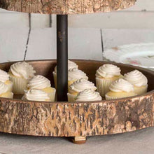 Load image into Gallery viewer, Bird and Birch Two Tiered Tray