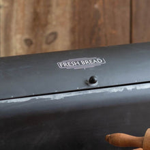 Load image into Gallery viewer, Black Vintage Bread Box