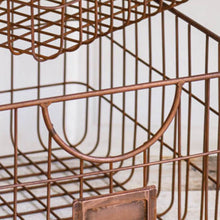 Load image into Gallery viewer, Copper Finish Storage Basket Set