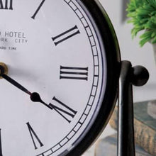 Load image into Gallery viewer, Industrial A-Frame Tabletop Clock
