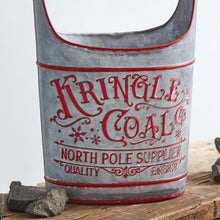 Load image into Gallery viewer, Kringle Coal Bucket with Wooden Handle