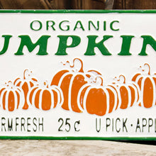 Load image into Gallery viewer, Organic Pumpkins Sign