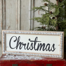 Load image into Gallery viewer, Beaded Christmas Sign