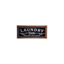 Load image into Gallery viewer, Wood & Metal Laundry Sign