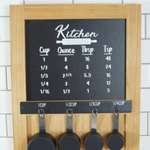 Load image into Gallery viewer, Wood Conversion Chart With Spoons